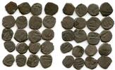 Mittelalter Lot of 20 poorly known qurudh dammas, Ibrahim (1059-99), Ghaznavids -