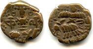 Mittelalter Bronze stater of Kalasha Raja Deva , Hindu Kashmir, India -