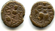 Mittelalter bronze Early stater of King Harsha , Kashmir Kingdom, India -