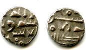 Mittelalter RRR silver damma of Abdallah III (early 1000's), Habbarid Sindh, medieval India -