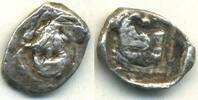 Antike obol Very rare silver Samaria, ca.375-333 BC. -