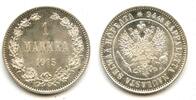 Europa 1 markka Silver Nicholas II (1894-1917), 1915, Finland under Russian Empire -