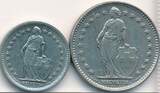 Switzerland 1968 B 1 Francs+1/2 Francs -ST