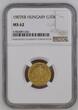 HUNGARY 10 Korona 1907 KB Franz Joseph I NGC MS 62