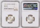 1 CORONA 1914 Austria Franz Joseph I NGC MS 65+