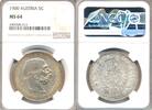 AUSTRIA 5 Corona Franz Joseph I -