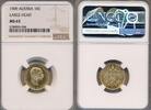 AUSTRIA 10 Corona LARGE HEAD -