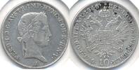 AUSTRIA 10 Kreuzer Ferdinand I. -