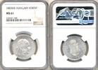 1 FORINT 1883 KB HUNGARY Francis Joseph I NGC MS 61