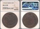 5 Kopeke 1793 AM RUSSIA Catherine II NGC MS 61 BN