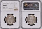 AUSTRIA 1 FLORIN 1888 Franz Joseph I NGC MS 63 174.64 US$  +  44.24 US$ shipping