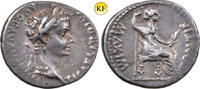 Römisches Kaiserreich Tiberius 14-37. Bibelpfennig - Denar ca. 14-37 gutes sehr schön