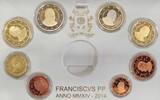 Vatikan 3,88 Euro 2014 Proof set without the 50€ gold coin