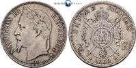 Frankreich 5 Francs Napoleon III, Prägestätte BB - Straßburg -