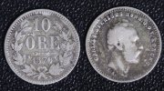 Schweden 10 Öre Carl XV. -