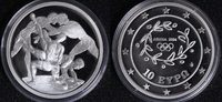 Griechenland 10 Euro Olympia Athen - Ringen - 34g/925 Silber Picture