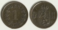 Norwegen 1 Öre Oscar II. - Ore - selten -