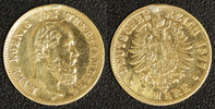 Deutschland 5 Mark Württemberg 5 Mark 1877 Picture
