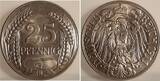 Deutschland  25 Pfennig 1911 G J 018 stgl !!