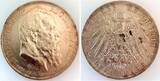 Deutschland 1911 3 Mark Luitpold Bayern 90. Geburtstag vz J 049 Luitpold EF