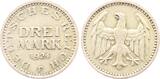 Deutschland  Fehlprägung 3 Mark 1924 F J 312 Randschrift unrecht VF