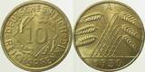 Deutschland 10 Pfennig 10 Reichspfennig 1930 A stgl J 317 BU