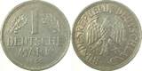 Deutschland  1 Mark 1950 J vz J 385 1 DM EF