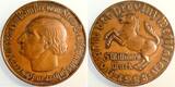 Deutschland 1923 5 Millionen Mark Westfalen ss/vz, unvergoldet extrem selten VF/EF