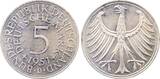 Deutschland  5 DM 1951 D f stgl J 387 f. stgl Erstabschlag CH UNC