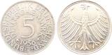 Deutschland 5 DM 5 Deutsche Mark 1956 J Erstabschlag vz+ J 387 AU