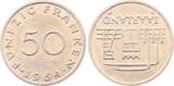 Deutschland  50 Franken Saarland 1954 JN 803 EF