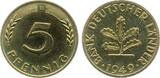 Deutschland  5 Pfennig 1949 D BDL PPProof Auflage: