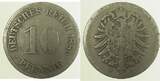 Deutschland  10 Pfennig 1889 F s J 004 schön