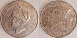 2,5 Gulden 1930 Willhelmina Niederlande Wilhelmina ss/vz