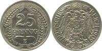 25 Pfennig 1909 Deutschland 25 Pfennig 1909 E J 018 sehr selten i.d. Erhaltung prfr/stgl