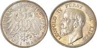 Deutschland 2 Mark 2 Mark 1906 A Leopold IV Fürst zur Lippe J 78 Erstabschlag Leopold IV -