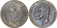 Deutschland 5 Mark 5 M Oldenburg 1900 A J095 Proof minimaler Schrötlingsfehler Friedrich August -