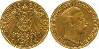 Deutschland 10 Mark 10Mark Wilhelm II Preussen 1892A Gold vorzüglich/ sehr schön -