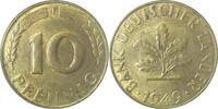 Deutschland 10 Pfennig 10 Pfennig 1949J vz/stgl J 378 vz / stgl 10 Pfennig -