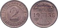 Deutschland 2 Pfennig 2 Reichspfennig 1936 E J 314 -