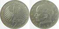 Deutschland 1959F 2 DM Max Planck 1959 F fast Bankfrisch J 392 fast UNC