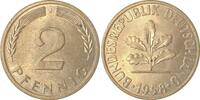 Deutschland 2 Pfennig 2 Pfennig 1958J bfr. J381 -