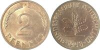 Deutschland 2 Pfennig 2 Pfennig 1958F stgl J 381 -