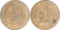 Deutschland 2 Pfennig 2 Pfennig 1958D stgl J 381 -