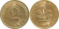 Deutschland 2 Pfennig 2 Pfennig 1958D bfr J 381 bfr -