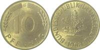 Deutschland 10 Pfennig 10 Pfennig 1968G bfr/stgl J 383 -