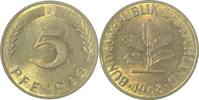 Deutschland 5 Pfennig 5 Pfennig 1968J bfr/stgl J 382 -