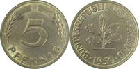 Deutschland 5 Pfennig 5 Pfennig 1950G stgl J 382 stgl 5 Pfennig -