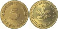 Deutschland 5 Pfennig 5 Pfenning 1950F, stgl fein TOP -