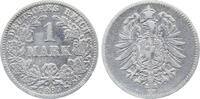 Deutschland 1 Mark 1 Mark 1885 G s/ss 1 oben doppelt J 009 -